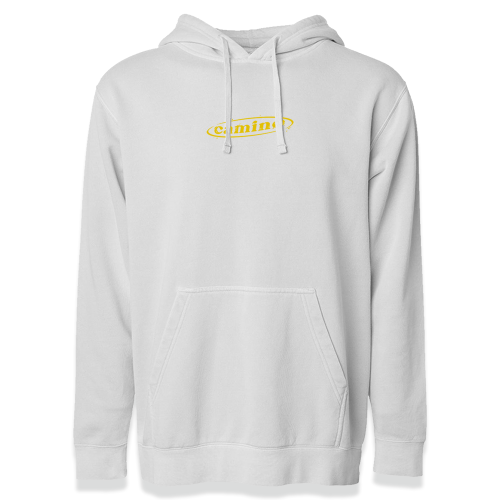 White 2025 band hoodie