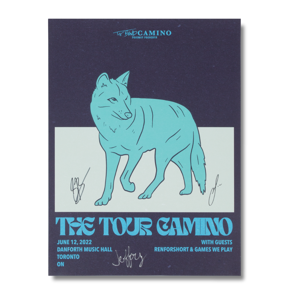 *Autographed* The Tour Camino Poster