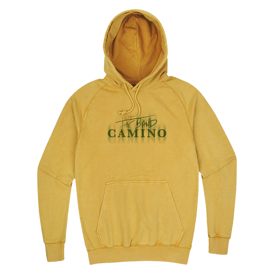 Blurred logo yellow hoodie The Band Camino