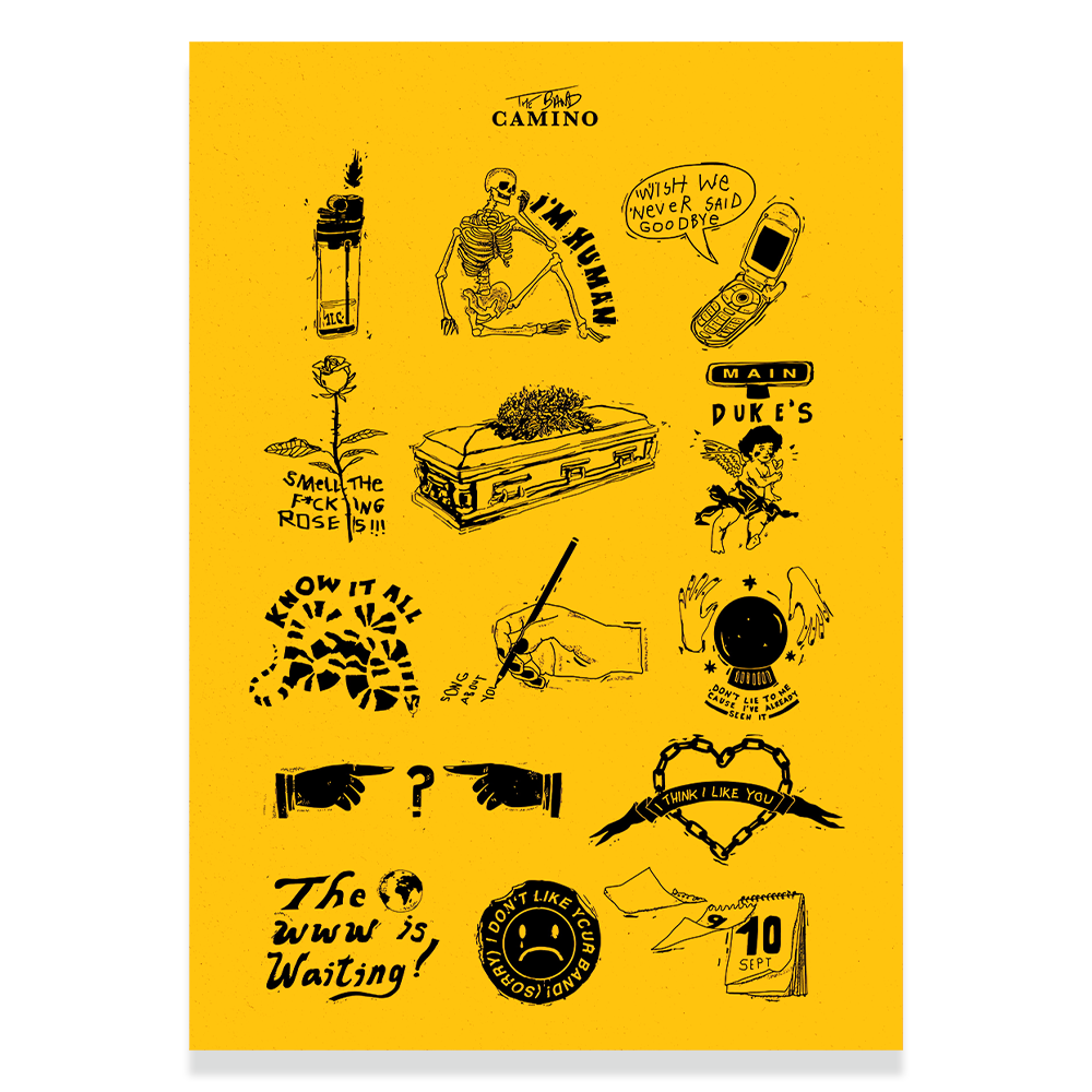 TBC yellow poster The Band Camino